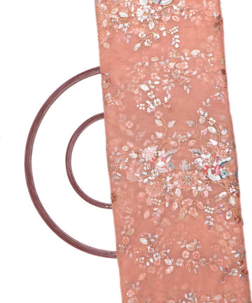 Embroidered Net Fabric Online - Buy Now Fabric Dekho